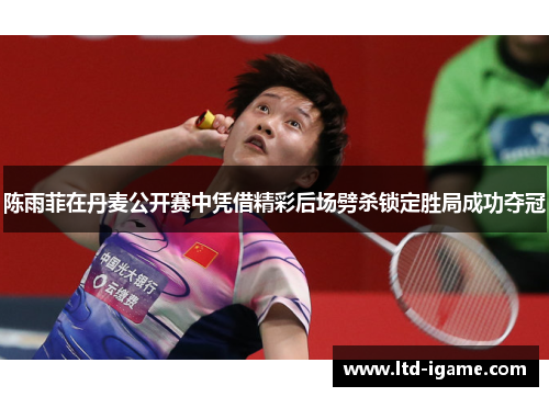 陈雨菲在丹麦公开赛中凭借精彩后场劈杀锁定胜局成功夺冠